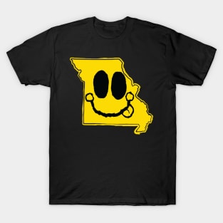 Missouri Happy Face with tongue sticking out T-Shirt